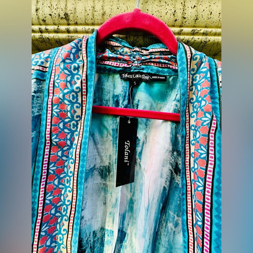 🆕🔖 TOLANI Collection✨ Open Cardigan Kimono ✨ Size Small ✨ NWT!! - Picture 7 of 12